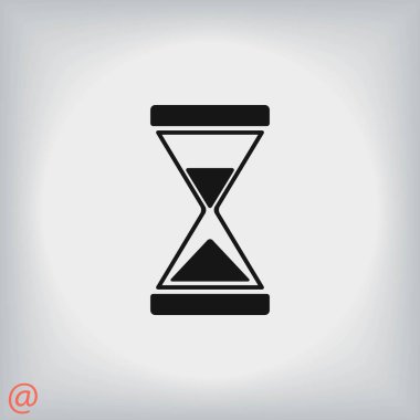 kum saati simgesi vektör