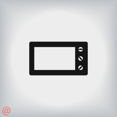 mikrodalga fırın vektör simgesi