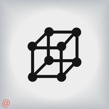  küp simge vektörü