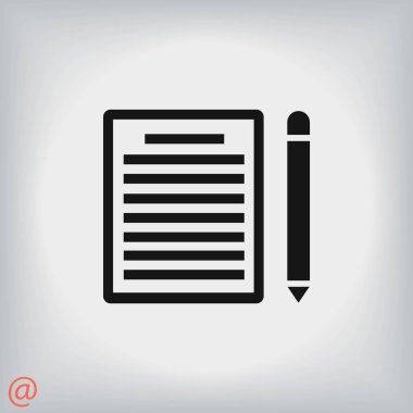 Kağıt simge vektör