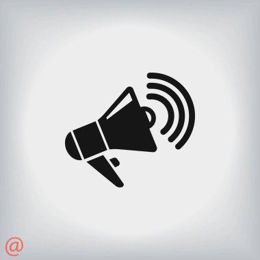 Hoparlör simgesi vektör