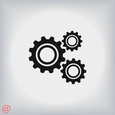 dişli simge vektör