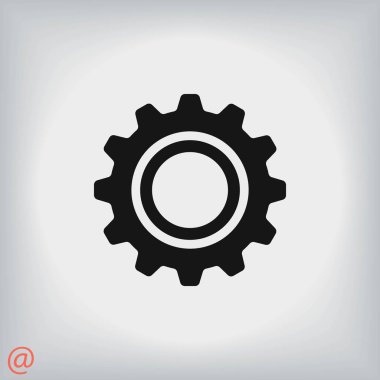 dişli simge vektör