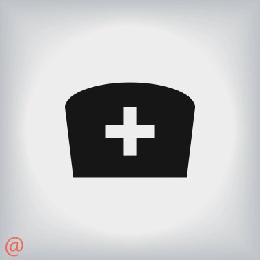 Düz hemşire simgesi