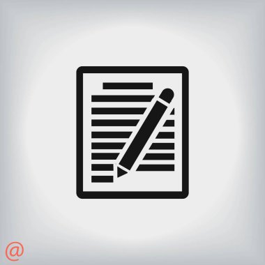 Kağıt vektör simgesi