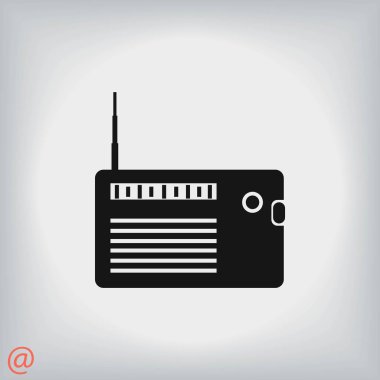 radyo simge vektör