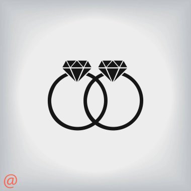 Yüzük vektör simgesi