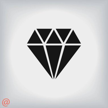 Elmas vektör simgesi