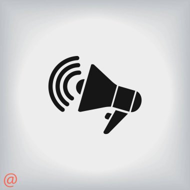 Hoparlör simgesi vektör