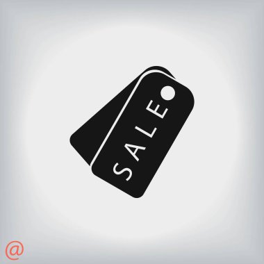 Satılık bir ses etiketi simgesi, vektör