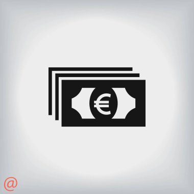 Euro vektör simgesi