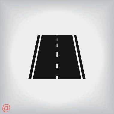 yol simgesi, vektör