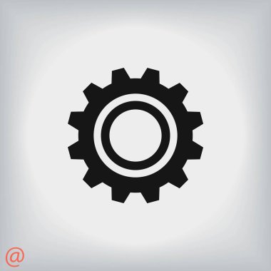 dişli vektör simgesi