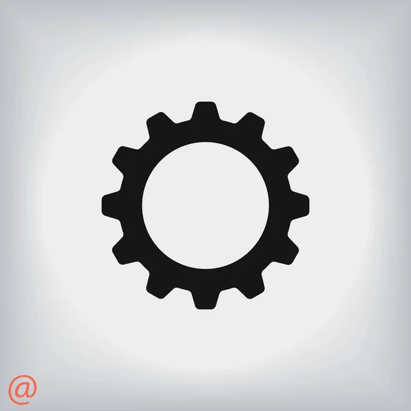 Gear icon vector — Stock Vector
