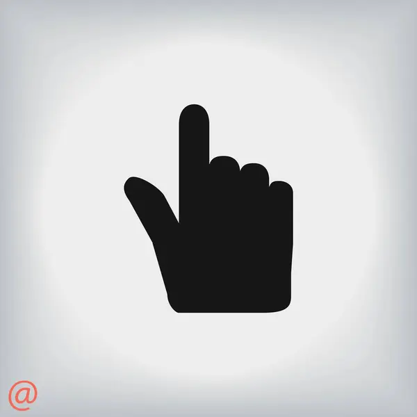 Hand cursor vecior icon — Stock Vector