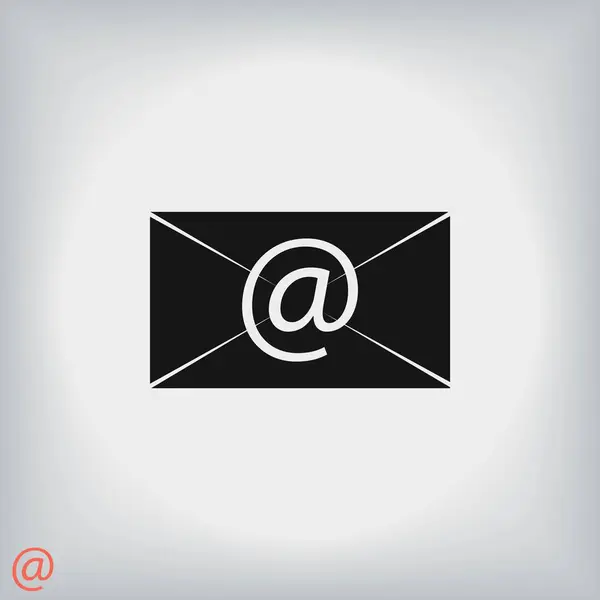 Vetor ícone correio —  Vetores de Stock