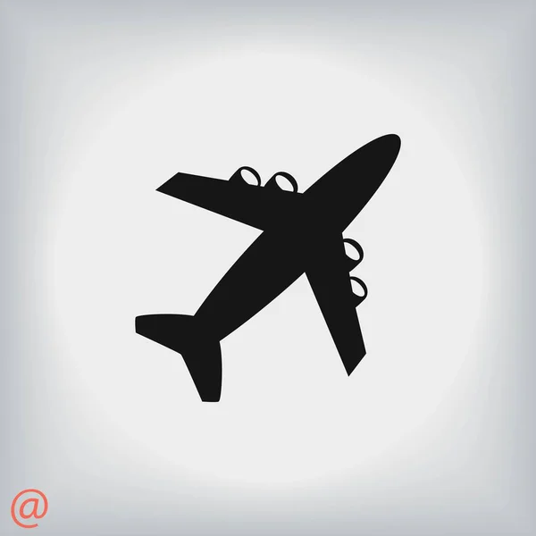 Plane vector icon — Stock Vector