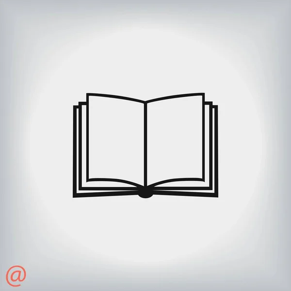 Ícone do livro isolado no fundo branco —  Vetores de Stock