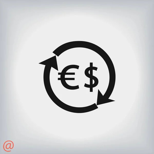 Money ikonen vektor — Stock vektor
