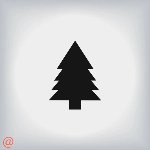 Icône arbre de Noël — Image vectorielle