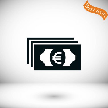 Euro vektör simgesi