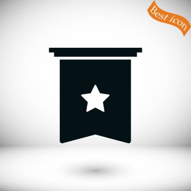 Yıldız simgesi vektör