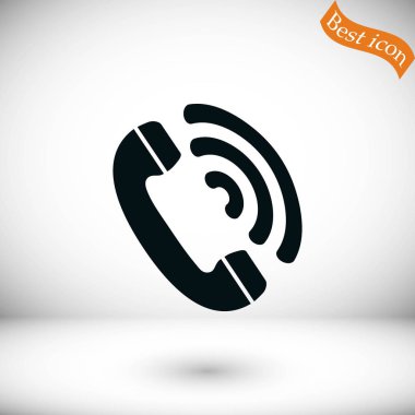 telefon alıcısı vektör simgesi