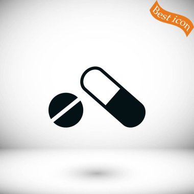 Kapsül Vektör Simgesi