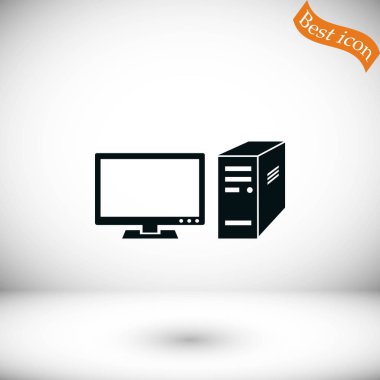 bilgisayar vektör simgesi