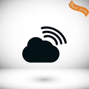 bulut vektör simgesi