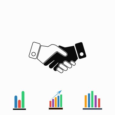 el sıkışma simge vektör