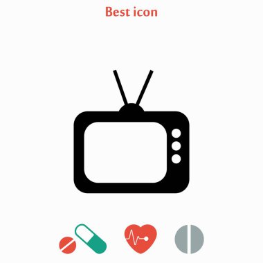 TV simge vektör
