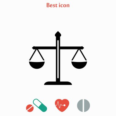 ölçek simge vektör