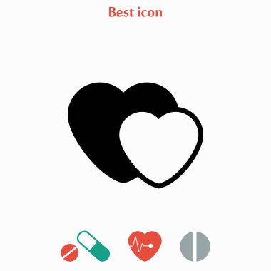 Kalp Vektörü Simgesi