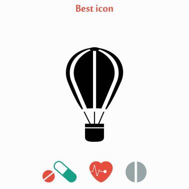 paraşüt simge vektör