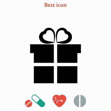 hediye simge vektör