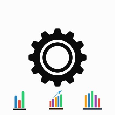 dişli simge vektör