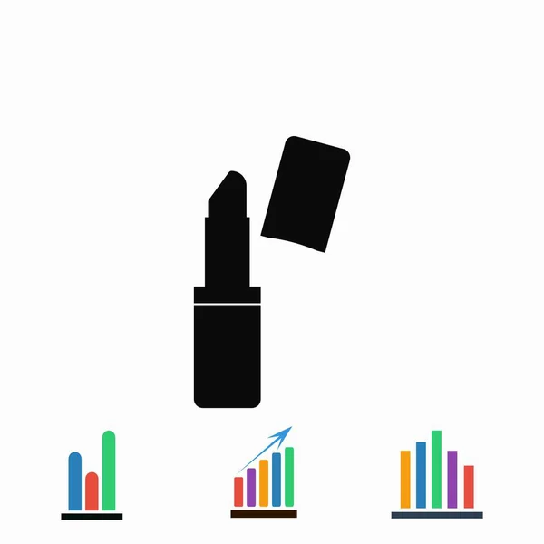 Значок вектора помады — стоковый вектор