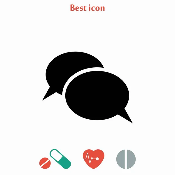 Flat ikonen för ett meddelande — Stock vektor