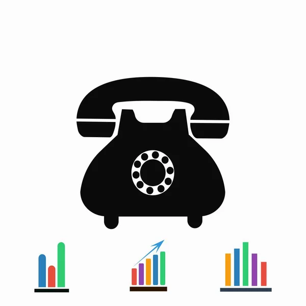 Phone icon vector — Stock Vector