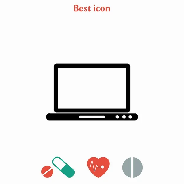 モニターのアイコン ベクトル — ストックベクタ