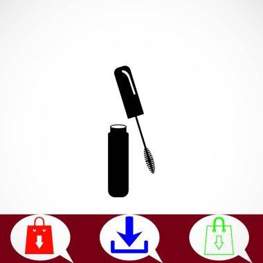 Maskara vektör simgesi