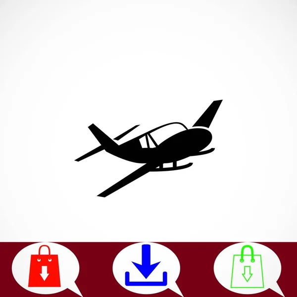Vecteur icône avion — Image vectorielle