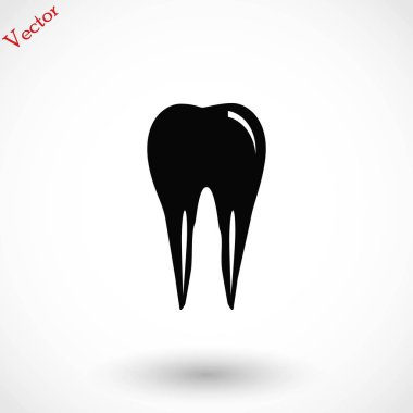 Diş simge vektör