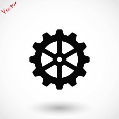 dişli simge vektör