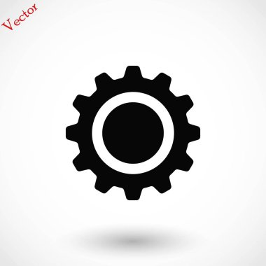 dişli simge vektör