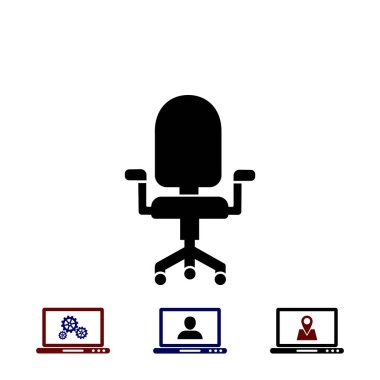 ofis koltuğu simgesi