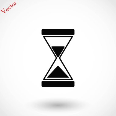 kum saati simgesi vektör