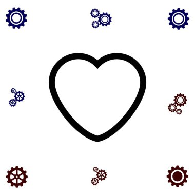  kalp simgeler vektör