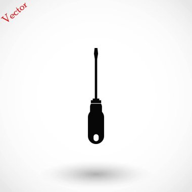 Tornavida vektör simgesi